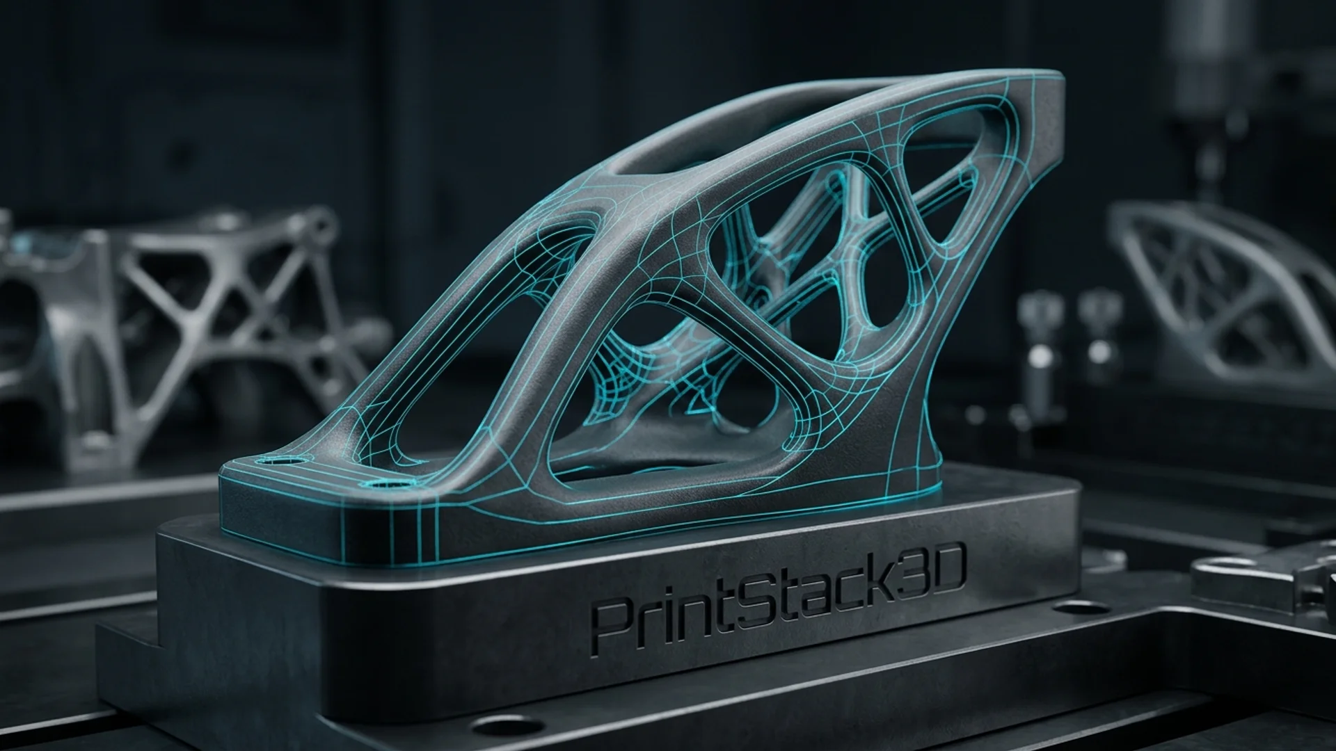 From Generative AI CAD to Physical Parts: Optimizing Lattices & Topology for 3D Printing